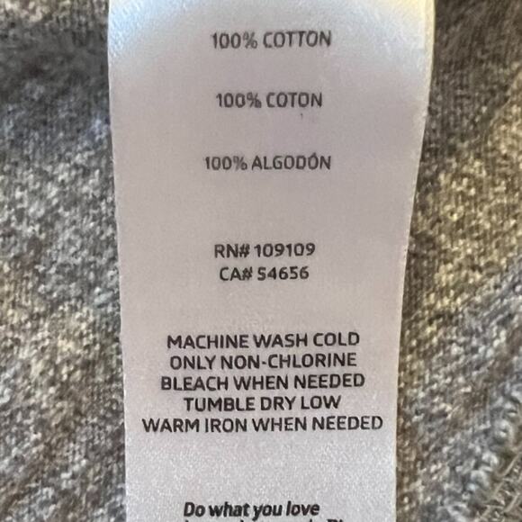 LIFE IS GOOD Mens Shirt Size XXL Grey Short Sleeve Heavyweight Logo Cotton - Picture 8 of 9